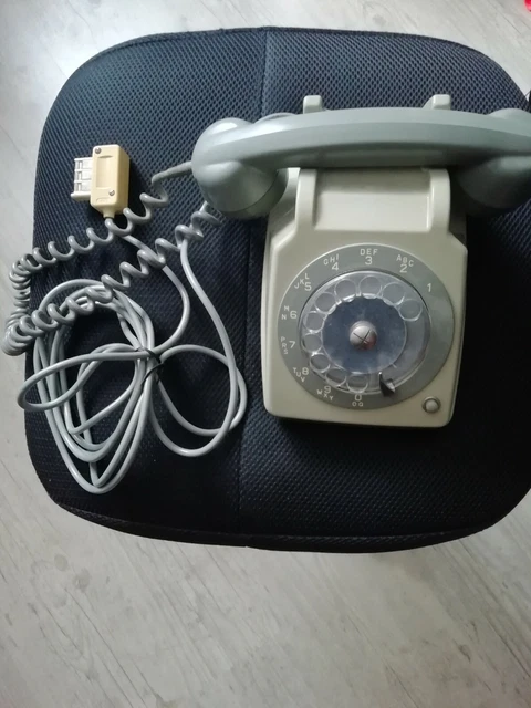 Téléphone Socotel S63 GRIS à cadran années 1970 - Collection