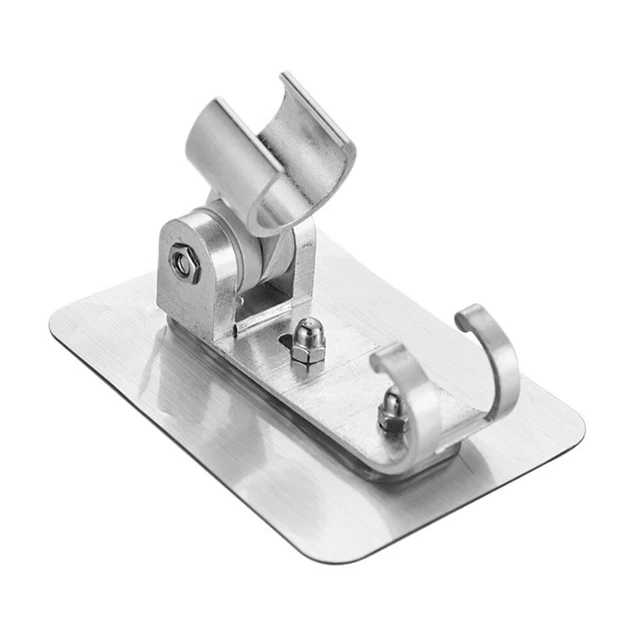 Soporte de baño ajustable para cabezal de ducha sin golpes montado en pared (A)
