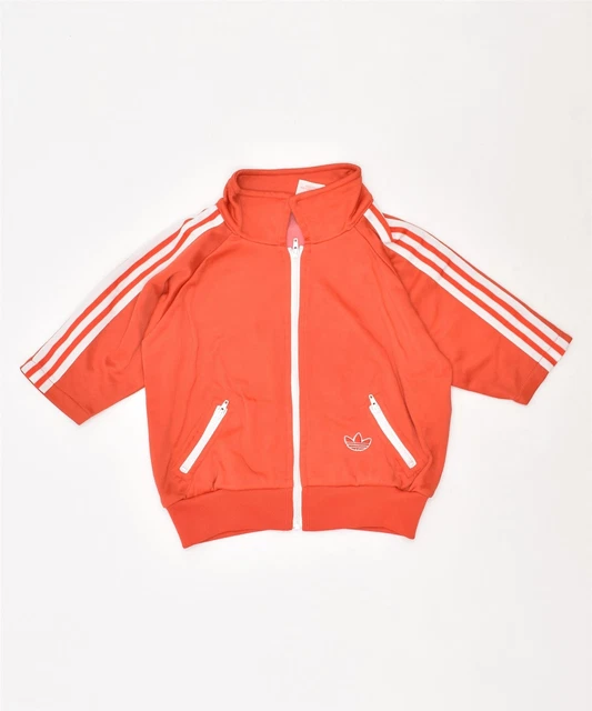 Giacca Top Tuta Ragazze ADIDAS 12-18 Mesi Arancione Poliestere JC17