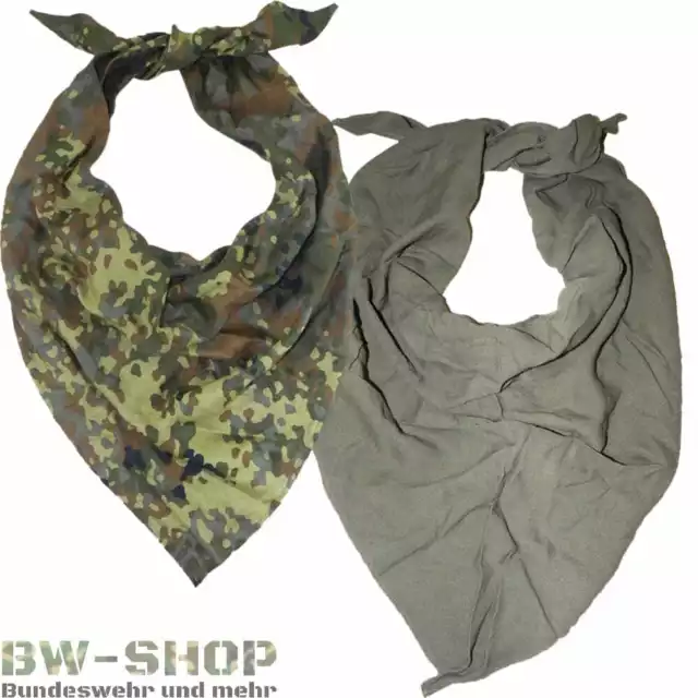 Original Bundeswehr Dreieckstuch Bw Halstuch Tuch Oliv & Flecktarn Bandana