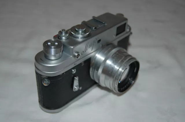 Mir Vintage 1960 Soviet Rangefinder Camera, Jupiter-8 Lens. 6035882. UK Sale 2