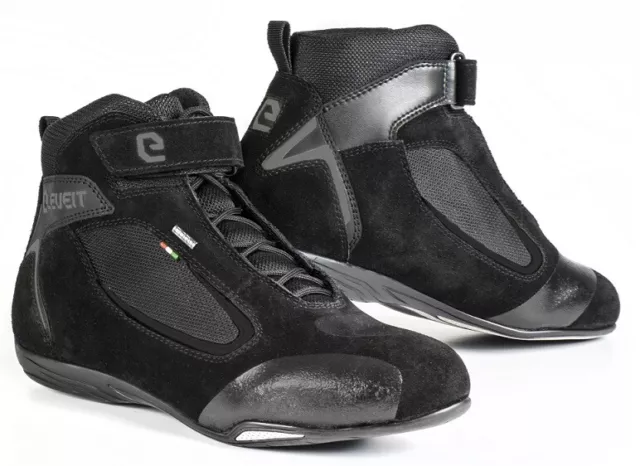 Chaussures Moto Eleveit Ventex Wp Noir Chaussures Imperméables Impérmeable