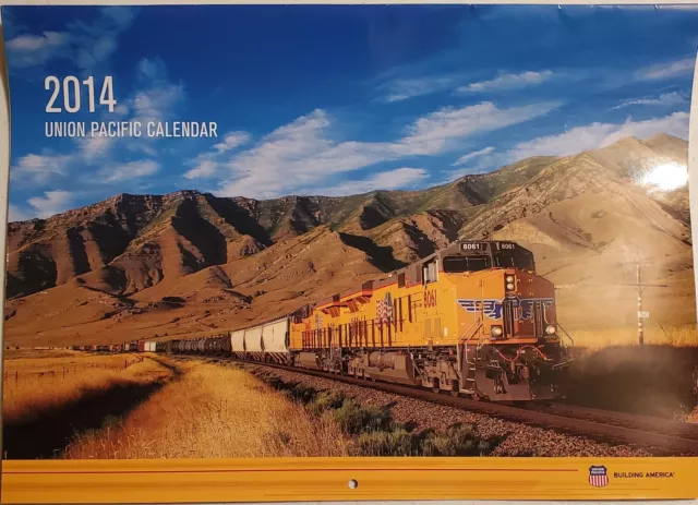 Union Pacific Railroad 2014 Wall Calendar - High Quality Photographs of the UP