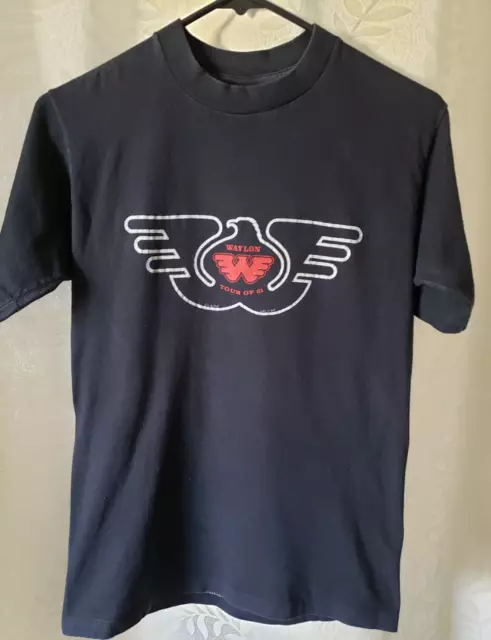 Waylon Vintage Concert T Shirt Tour of 1981 - Actually made in 1981 for Tour!!