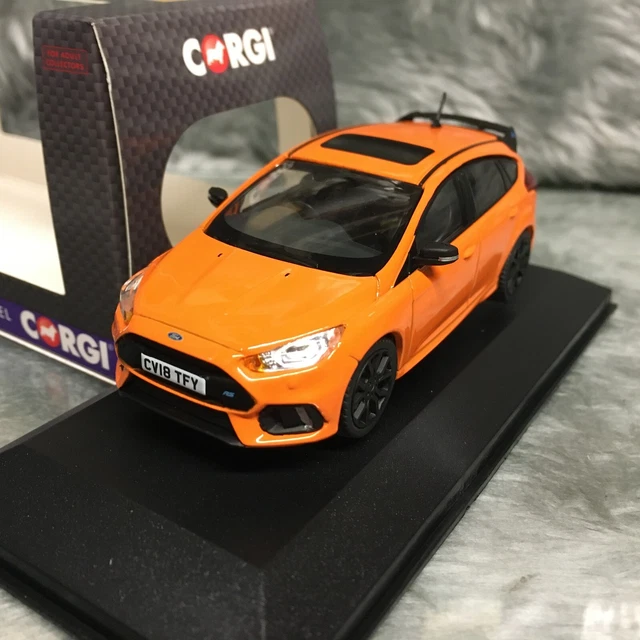 Vanguards 1/43 Ford Focus RS MK3 Heritage Deep Orange Diecast