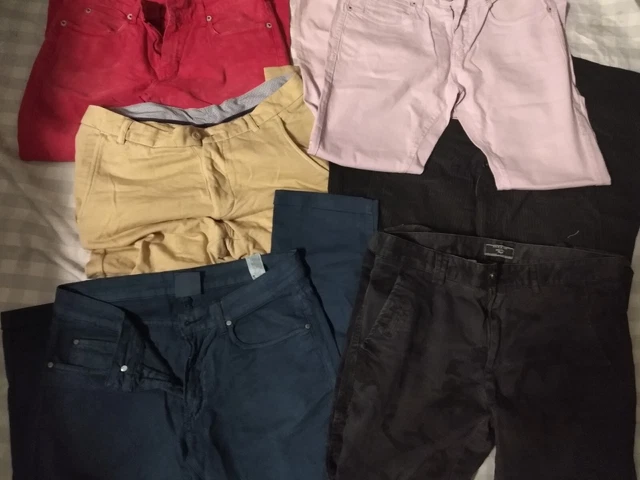 Stock di 6 Pantaloni Uomo Zara Praticamente Nuovi! Taglia Eur40 Italiana 44!