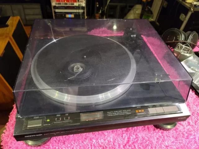 Onkyo CP-1055F Integra Quartz Locked Auto Turntable — As Is, Please Read