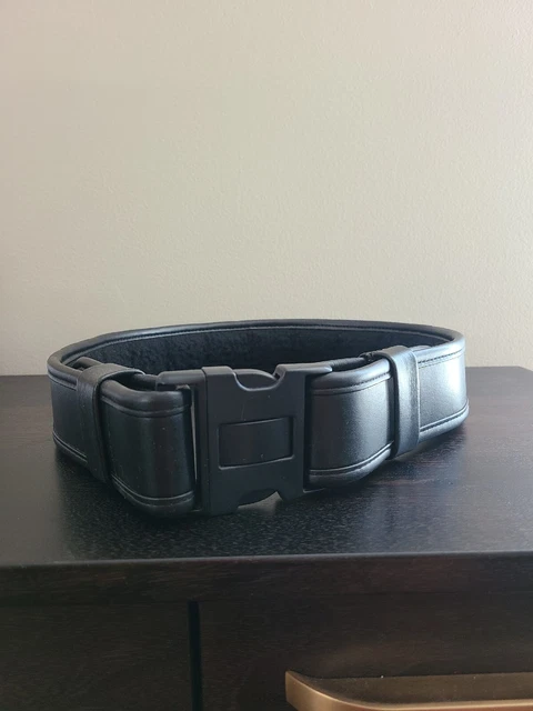 Bianchi Accumold Elite Duty Belt Plain Fits 38-40 Inch smooth Black Safariland