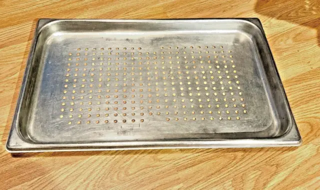 VOLLRATH 30013 Stainless Steel Perforated Steam Table Pan