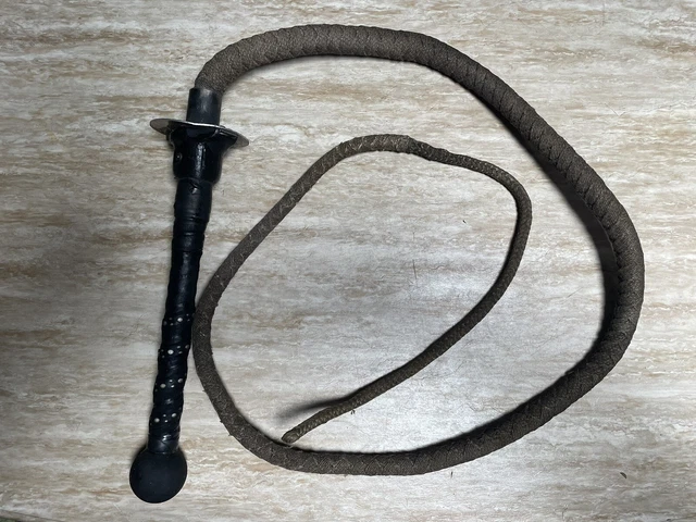 Dark Monk Tiger Fire Whip! 6 Foot w/ 12” Handle & Heat Guard! Lightly Used!!