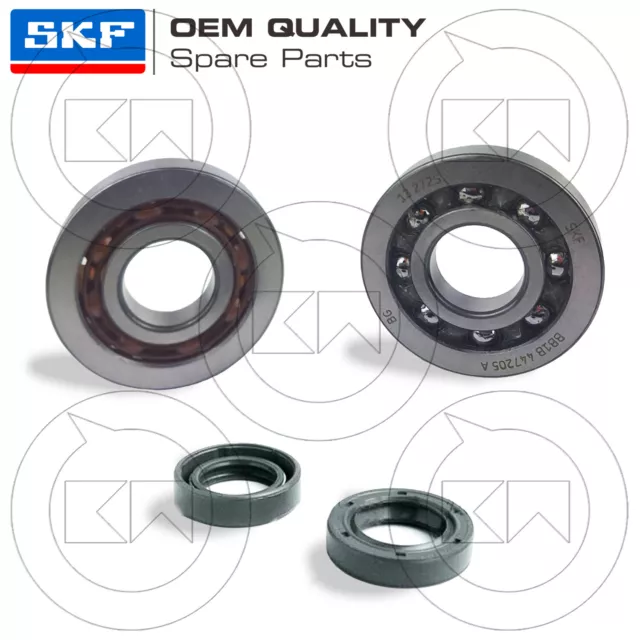 Kit Cuscinetti Skf Alti Giri E Paraoli Albero Motore Aprilia Sr 50 R Piaggio