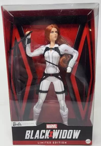 BARBIE SIGNATURE MARVEL Studios Black Widow Doll PLATINUM LABEL