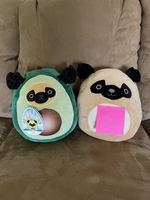 Squishmallow Prince the Pug Dog Costume And Normal 7” (limited Edition Set)