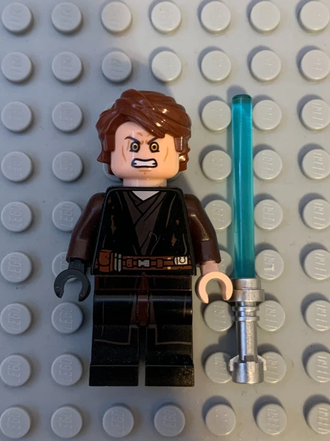 LEGO STAR-WARS ANAKIN Skywalker Minifigure Dirt Stains Duel on Mustafar 75269 EUR 30,90 