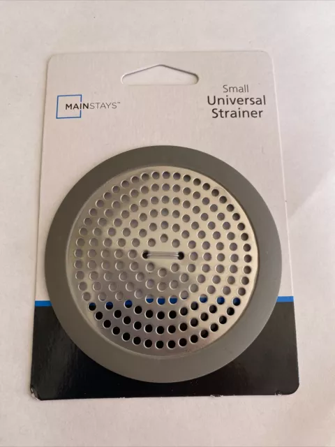 Mainstays Small Universal Strainer - fits Most Sinks , Tubs  Or Shower Drains