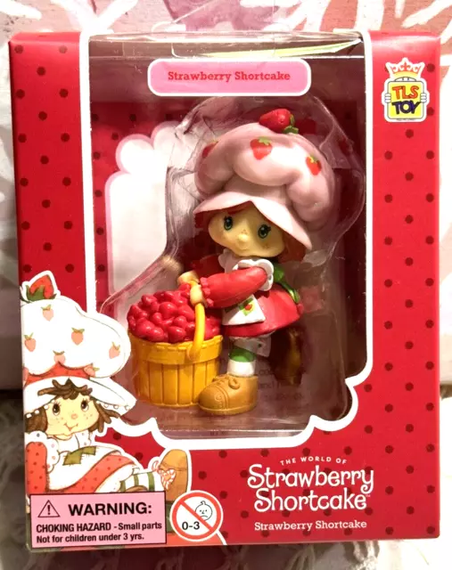 Tls Cheebee Usa Exclusive Strawberry Shortcake & Bushel Basket Miniature Figure