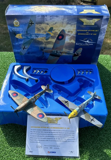 CORGI AVIATION ARCHIVE 49203 - Messerschmitt 109E 7.JG51 échelle 1/72