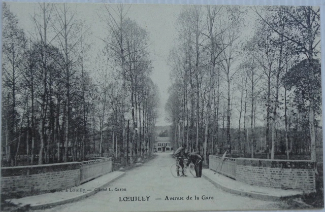 Loeully 80 CPA Avenue Station Good Condition 1916