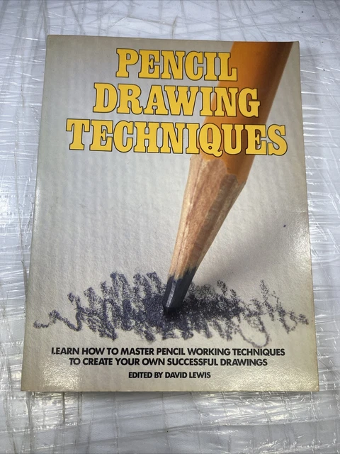 PENCIL DRAWING TECHNIQUES Vintage 80s How To Draw Methods Good Cond See ...