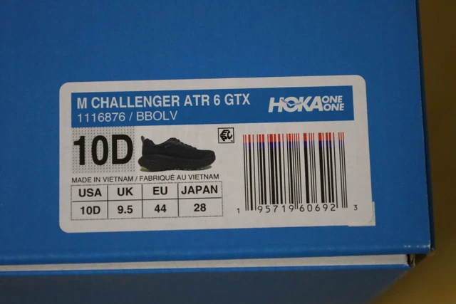 Hoka M Challenger ATR 6 GTX Herren Trailrunningschuh Herren Schwarz 7