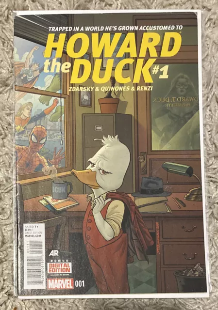 Howard the Duck #1 1st App Tara Tam Marvel Comics 2015 Sent In A CB Mailer