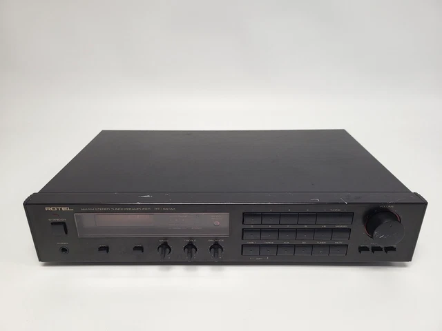Rotel Rtc 940ax VINTAGE 1990S ROTEL RTC-940AX AM/FM Stereo Tuner Preamplifier (Tested ...