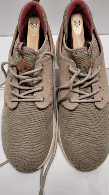 REEF CRUISER ATHLETIC Shoe Beige Mens Size 10.5 Low Top Comfort Lace Up Sneaker 23.47 PicClick UK
