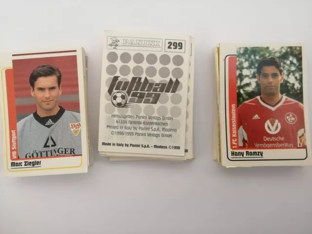 Panini Fussball Bundesliga 1999 Sammelbilder Sticker 98/99 aussuchen select 99