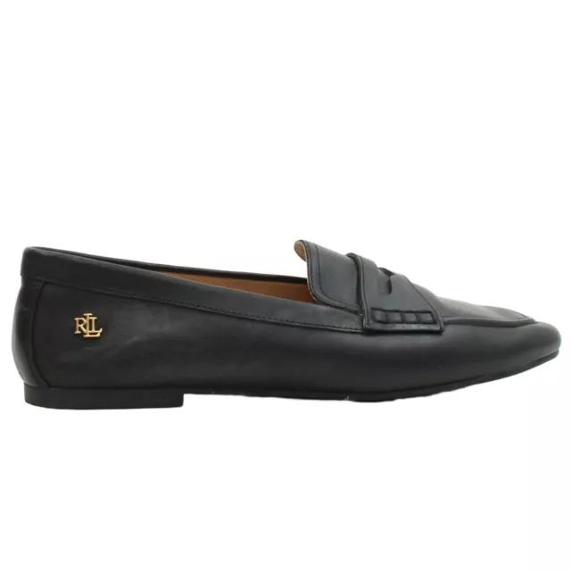 Ralph Lauren Women's Flat Shoes UK 6 Black 100% Other Loafer