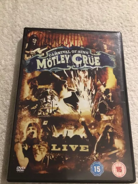 Motley Crue: Carnival of Sins Live DVD 2 Disc (R2 DVD) UK DVD Release 2005