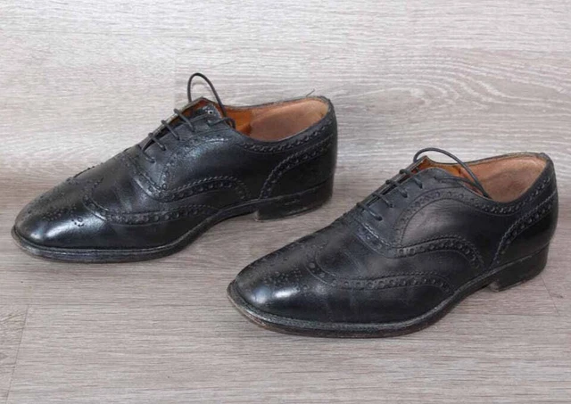 Church's Grafton Richelieu Cuir Noir – Taille 41 – Occasion Bon état Fabriqué en