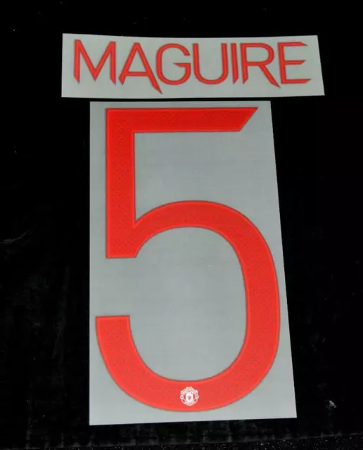 Manchester United 2020/21 Champions league/FA Cup Name/Number Maguire 5 Third