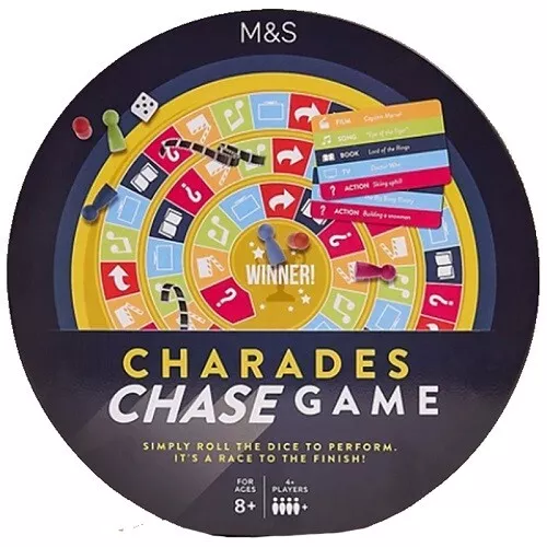 Charades Chase Brettspiel 4+ Spieler neu versiegelt Metalldose ***Portofrei**