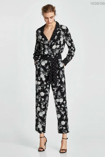 Combinaison Zara Taille 6 (XS) – Imprimé Floral, Neuve Sans étiquettes