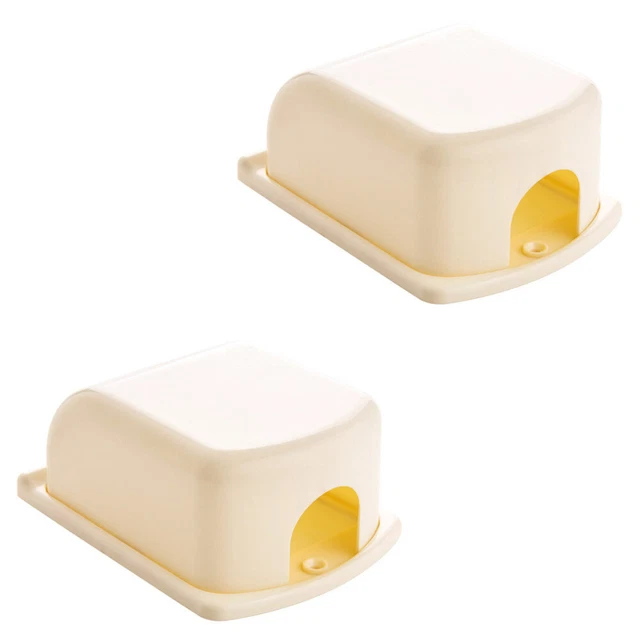 2 Pcs socket protector cover power outlet cover box Couvercle De Prise De Sécuri