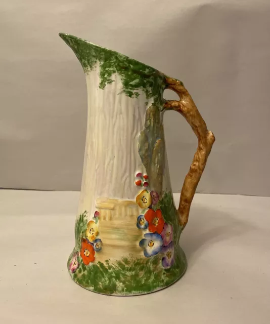 Royal Winton Grimwades Floral Vase Vtg England 8.5”