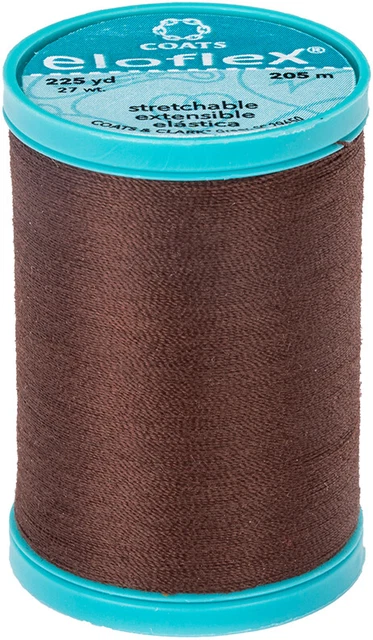 Abrigos Eloflex hilo elástico 225 yardas marrón oscuro -S992-8890