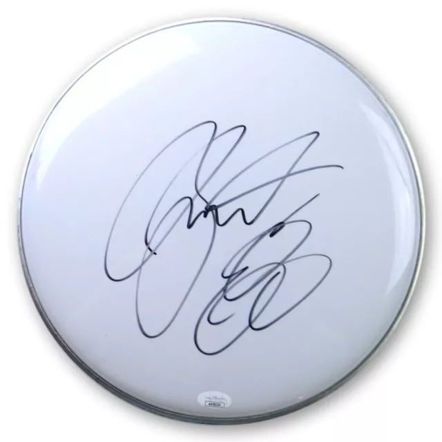 Jason Bonham Signed Autographed 12" Drumhead Led Zeppelin Drummer JSA AM56334