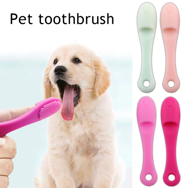 Animali Silicone Pulizia Spazzola Gatto Mento Comedone Cane Denti Tongue Stra -