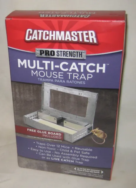 Multi Catch Humane PRO Strength Live Catches 30 Mice Repeater Mouse Trap NEW NIB