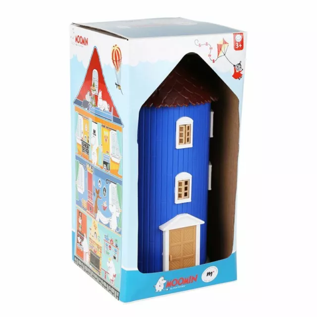 Moomin Plastic Toy House and 9 Figures Martinex *NEW