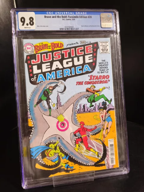 Brave and the Bold: Facsimile Edition #28 CGC 9.8 Justice League