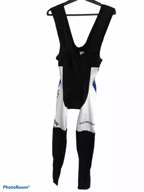 Jolly Wear cycle thermique Collant hommes long hiver, short, blanc, XS