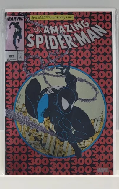 Amazing Spider-Man 300 Foil Variant 2023 Facsimile Nm Todd Mcfarlane