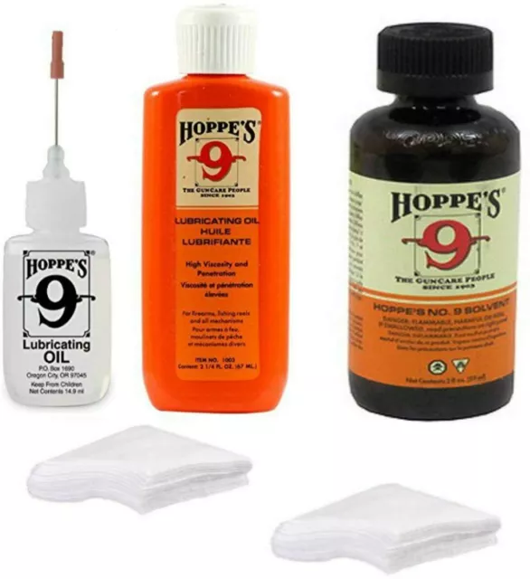 Hoppes 9 Gun Oil Lubricant Needle Applicator & Refill - Firearm Lube & Cleaner