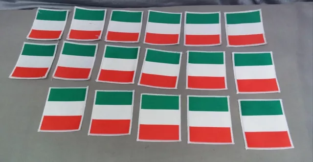Italien Aufnäher 17 Stück, Italien Flagge Aufkleber   Y 436