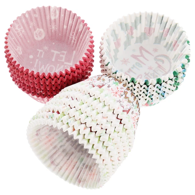 Papier Weihnachtskuchenbecher Backförmchen Beschichtung Pappbecher