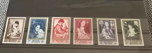 timbres Belgique neufs sans charnière année 1961