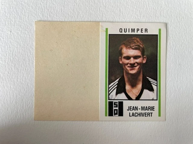 Sticker Panini Football 1977 – Écusson NOEUX LES MINES/QUIMPER #382 – Original D’époque