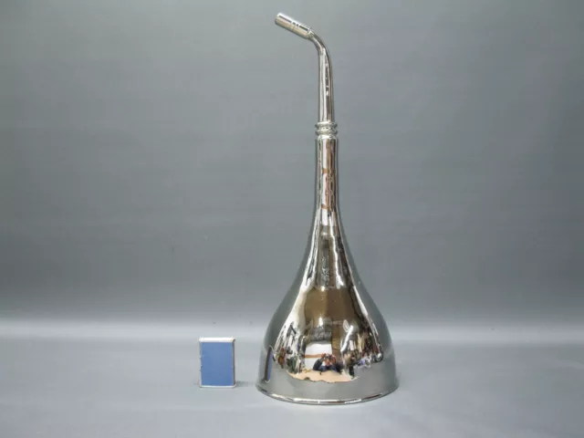 Stethoskop Hörrohr Hearing Pipe  Hörverstärker 40 cm Ear Trumpet  silbern